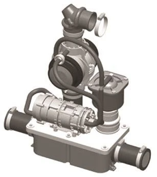 Vacuum Interface Valve KVI-2-V for Wastewater Collection