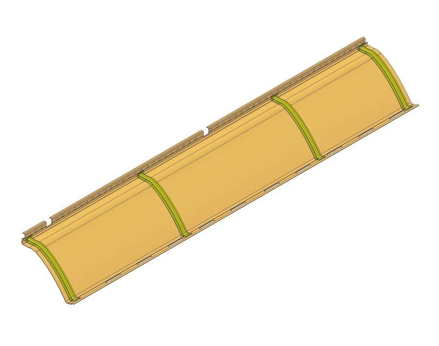 Front Left Ceiling Panel for LiAZ Bus 529222 - 529222-5702219-10