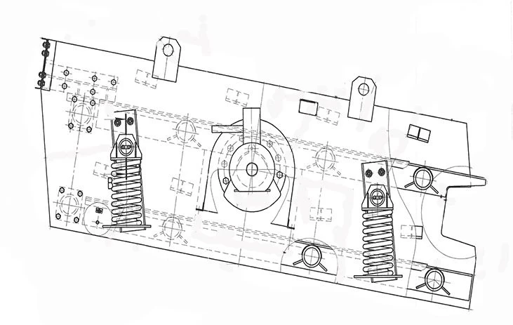 شاشة اهتزازية خفيفة لفصل المواد حتى كثافة 1.4 طن/م³ غيل32U