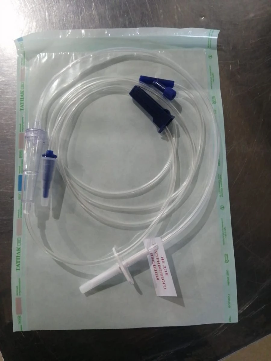 مجموعة تغذية جاذبية بدون كيس