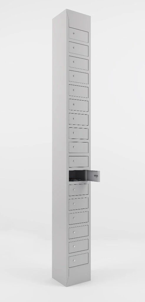 Mobile Phone Storage Cabinet Sotovik-SHR (Height 500-2500 mm, Width 200-1200 mm, Depth 200-700 mm)