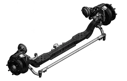 Front Axle with Disc Brakes 422320-3000012