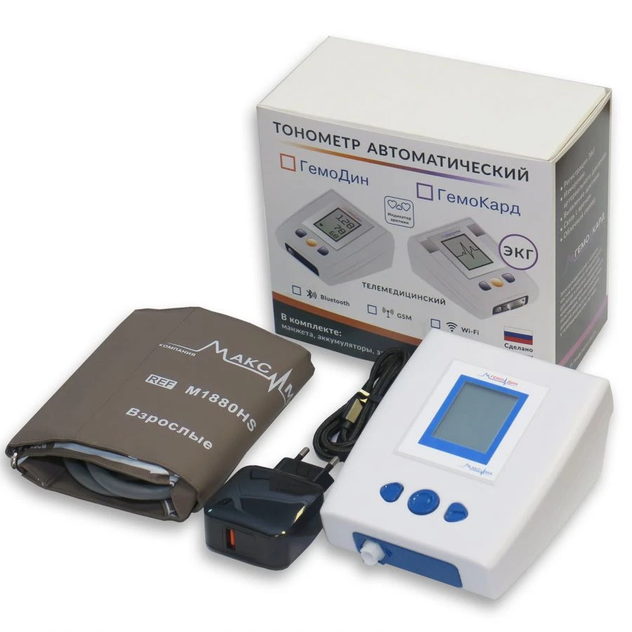 Oscillometric Blood Pressure Monitor and Circulation Parameter Analyzer - HemoDin