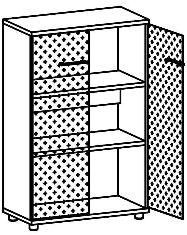 Filing cabinet 8305 Series "Galant"