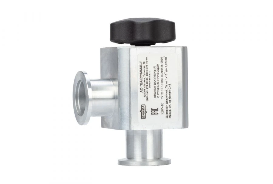 Manual Vacuum Valve KVR-40 for Vacuum Systems