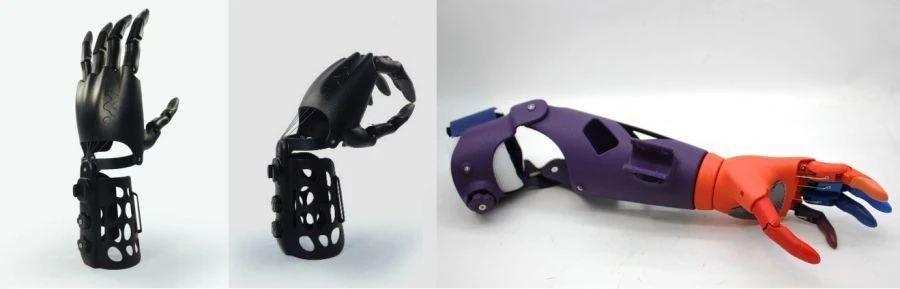 طرف صناعي لليد مع تحكم ميكروprocesسوري