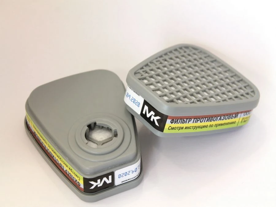 فلتر قناع الغاز A1B1E1K1 لحماية من الغازات العضوية وغير العضوية الموديل 088