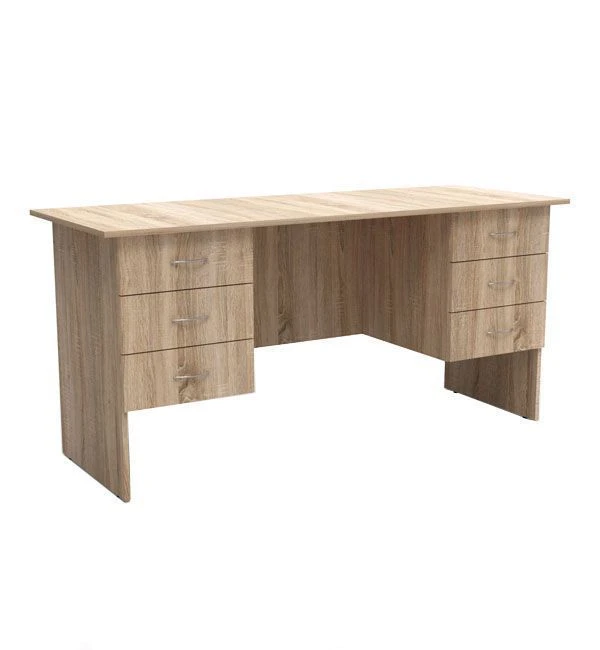 Two-Drawer Writing Desk with Storage (STL4)