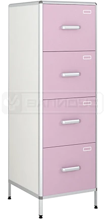 Card File Cabinet with 4 Drawers, Model SHK-3KN