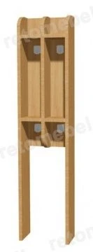 حاملة مناشف قائمة لاثنين