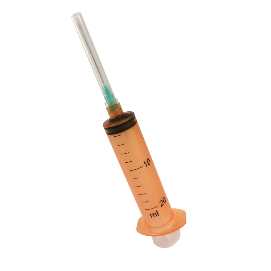 20ml Sterile Single-Use Injection Syringe with Luer-Lock Tip