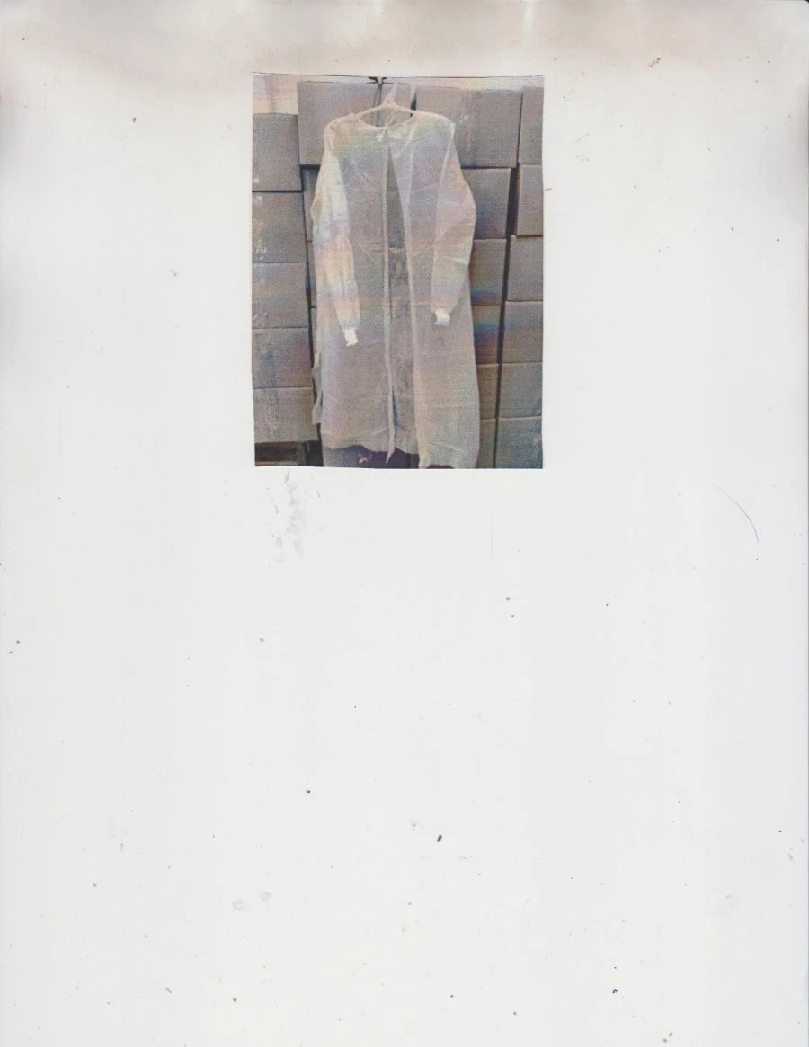 Disposable Sterile Surgical Gown, Laminated, Size 54-56, White