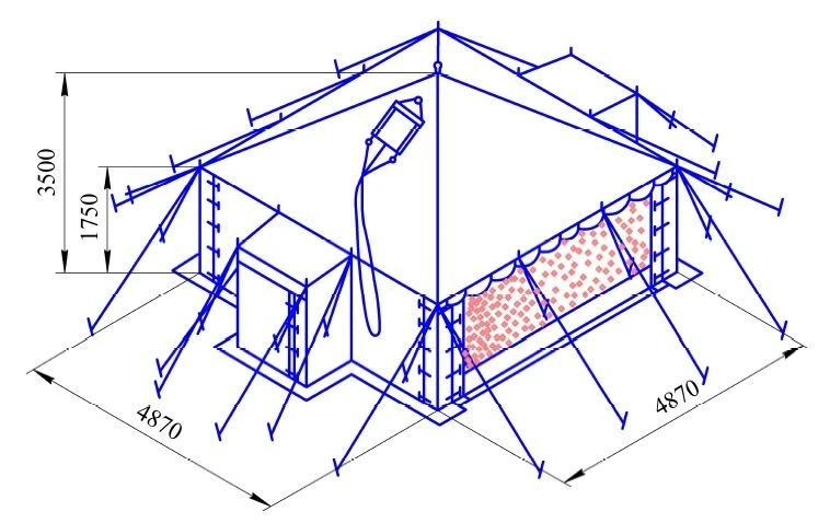 Unified Sanitary Technical Tent UST-56