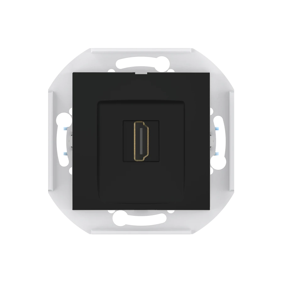 CADUCEUS ALING PRESTIGE HDMI Keystone Socket, Black, Art. 60163.E1