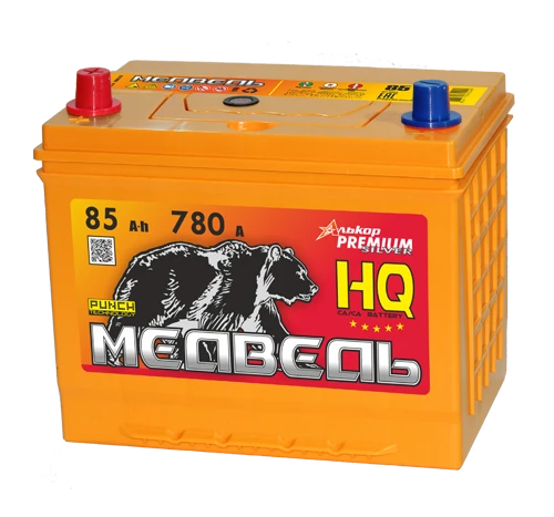 Lead Acid Starter Battery for Internal Combustion Engines 12V 85Ah Bear 6ST-85VLA Asia 110D26