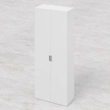 Tall Wardrobe for Outerwear with Lock