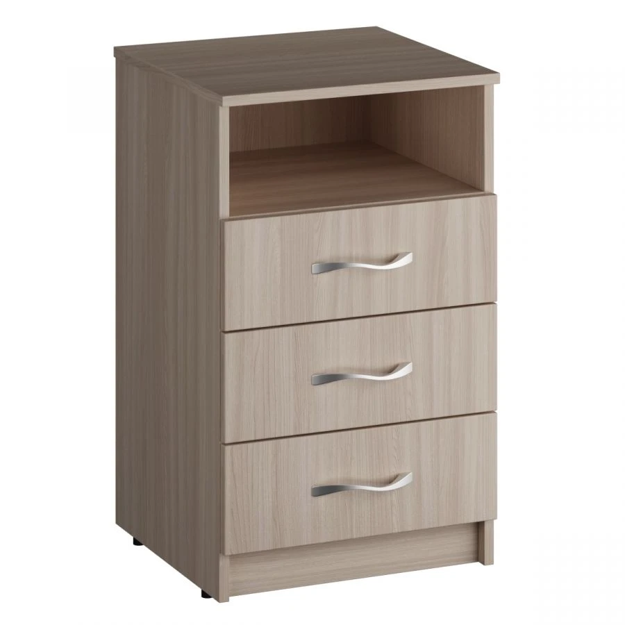 Office Cabinet with Three Drawers and Niche