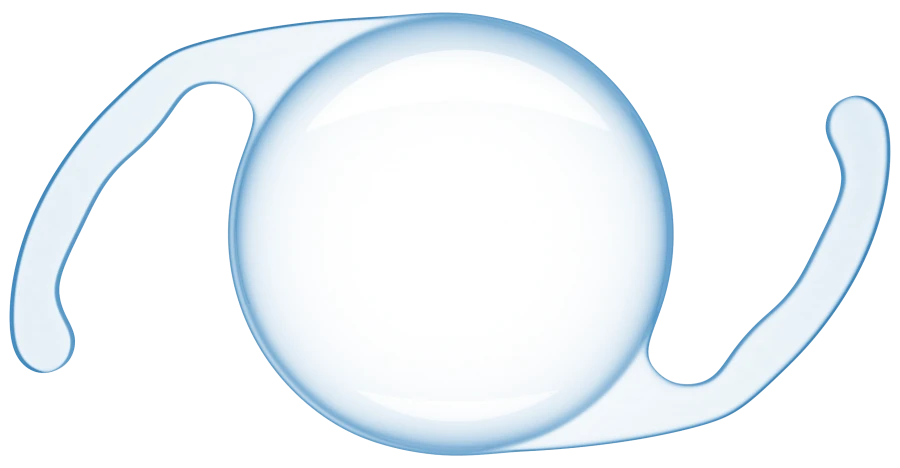 Elastic Intraocular Lens with Open Haptic Part MIOl-2