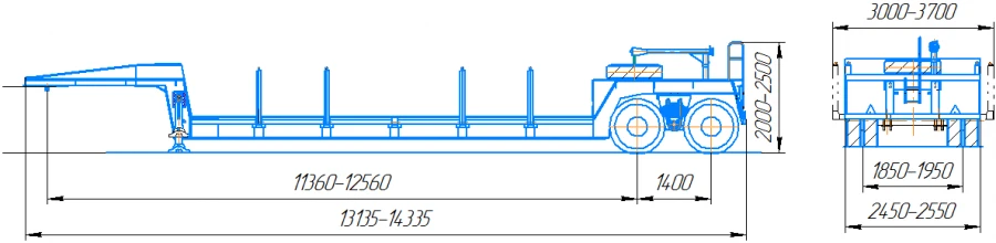 Volume Transport Semi-Trailer 949165