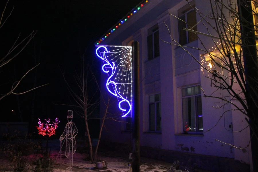 Decorative Outdoor LED Light Panel "Swirl" - 220V, 24V, 12V Model