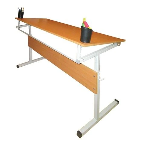 Adjustable Wooden Student Desks for Educational Institutions "Uchenik" Type 2