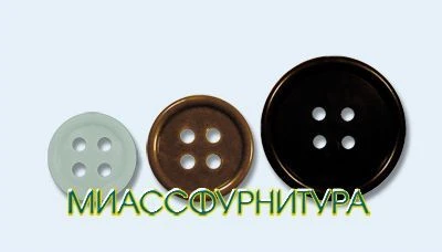 Glass-Filled Polyamide Button, 14mm, 4-Hole, Assorted Colors