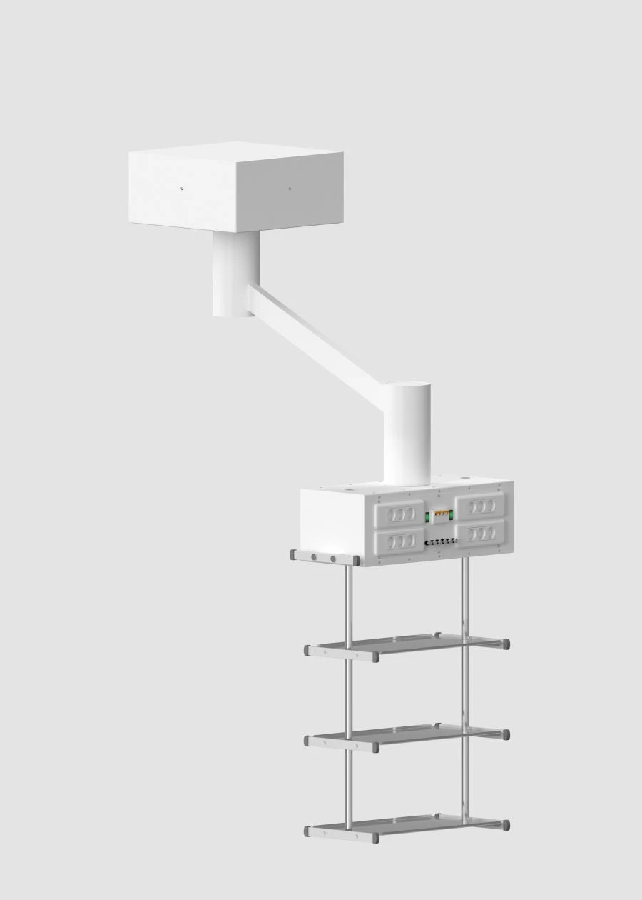 Medical Ceiling Console KR-01 with Accessories (KPO M02)