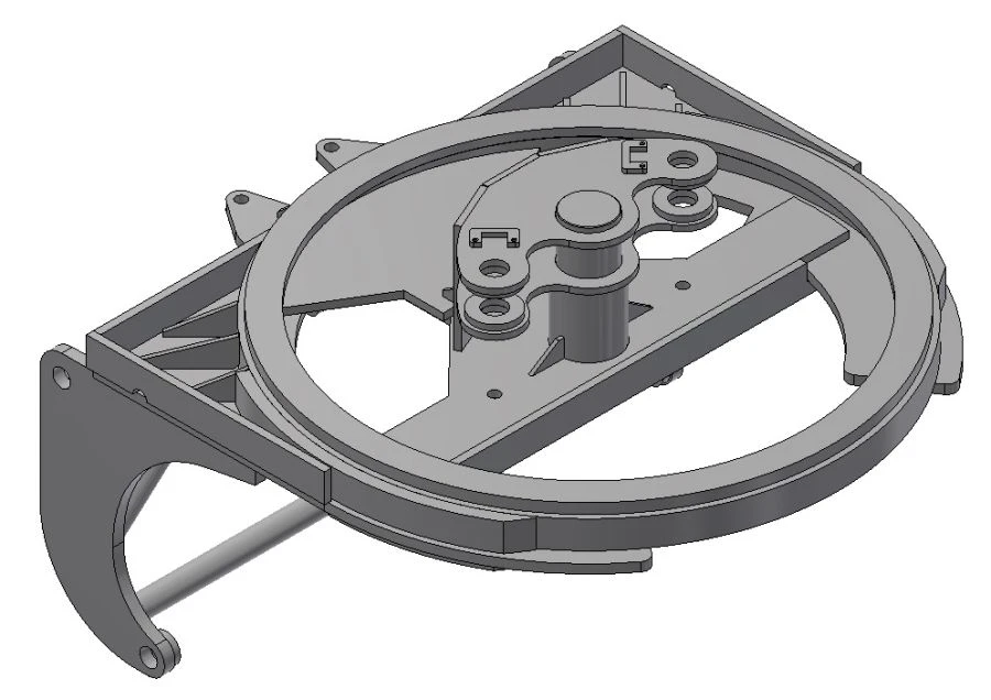 Welded Frame for Installation of Blade Support - DZ-98D.34.02.000