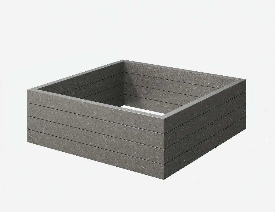 Eco Pot Titan-7 1000x1000x320mm Textured Coating