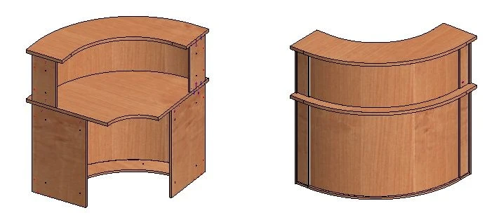 Corner Reception Desk 1194 R