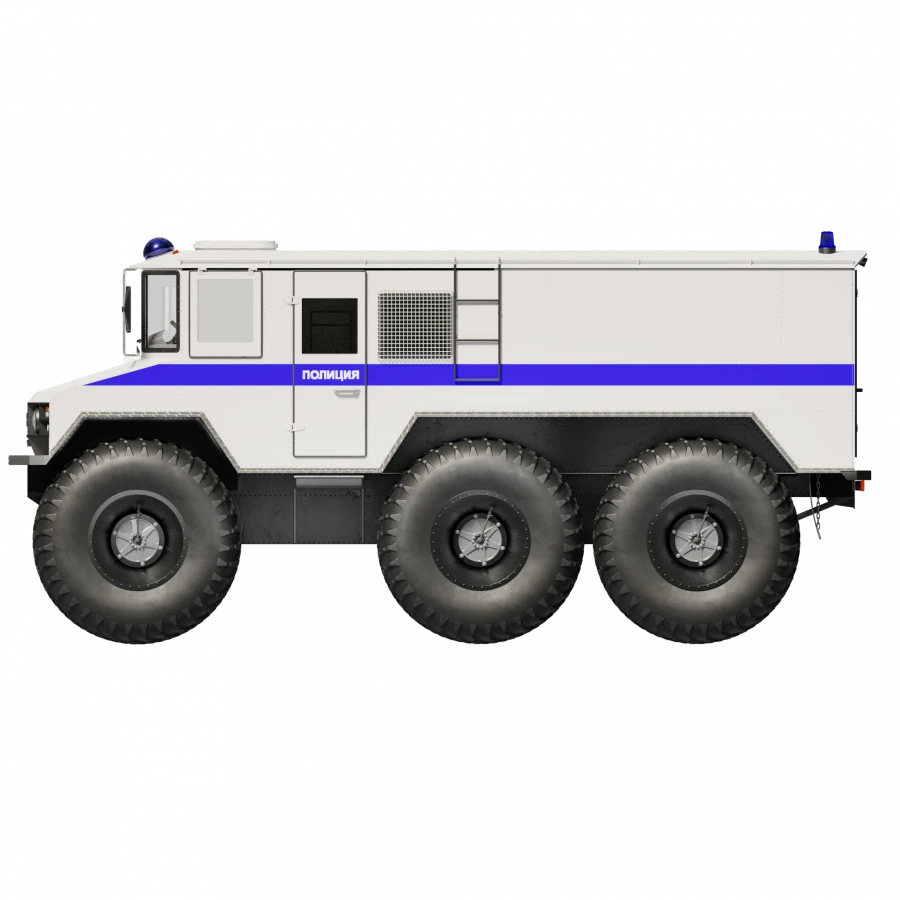 Snow and Swamp Transporter "Burlak" for Suspects and Defendants Model 02.009