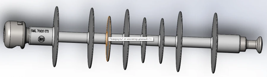 عازل بوليمر SML 70/35-3GP لخطوط الطاقة