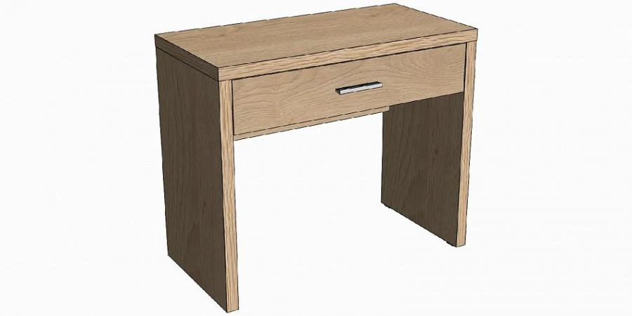 Writing Desk with Drawer 05 "MNS