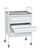 Manipulative Tables with Steel Shelves and Drawers