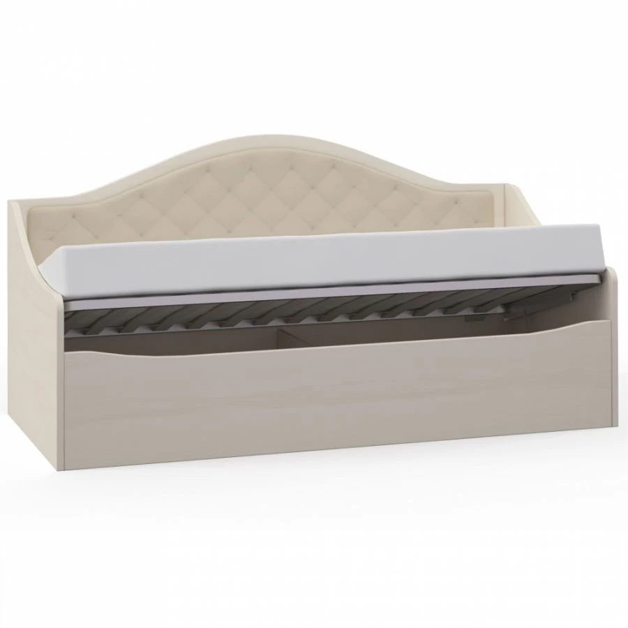 Camilla Modular Sofa Bed A6B-02.T8L in Ultra Ivory for Mattress 18-22kg (900mm)