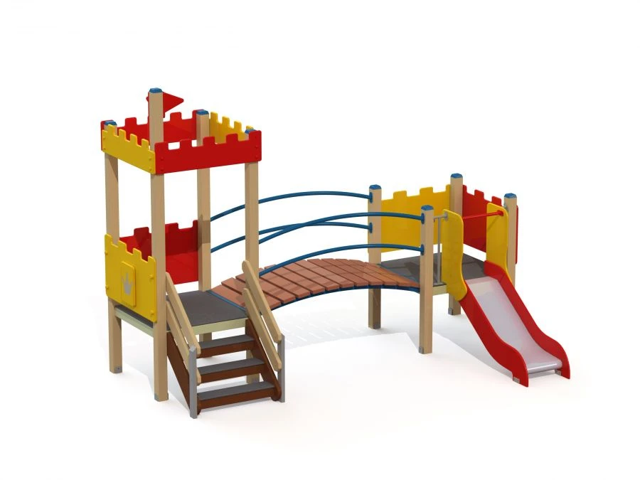 مجمع ألعاب للأطفال مع برجين - نموذج DIC 2.095