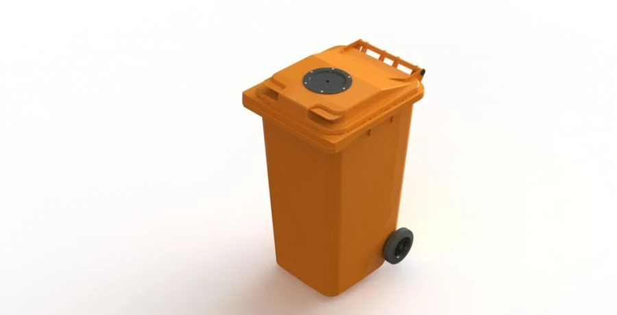 حاوية نفايات متنقلة سعة 240 لتر - الفن. 24.C29.V/1