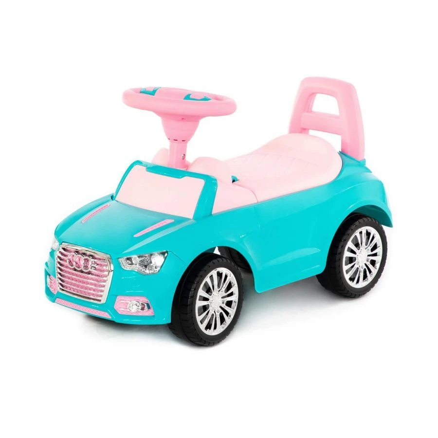 SuperCar Push Toy №2 with Sound Signal (Turquoise) - 84576