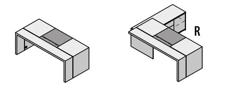 Executive Wooden Desk Set "Art.Neo II