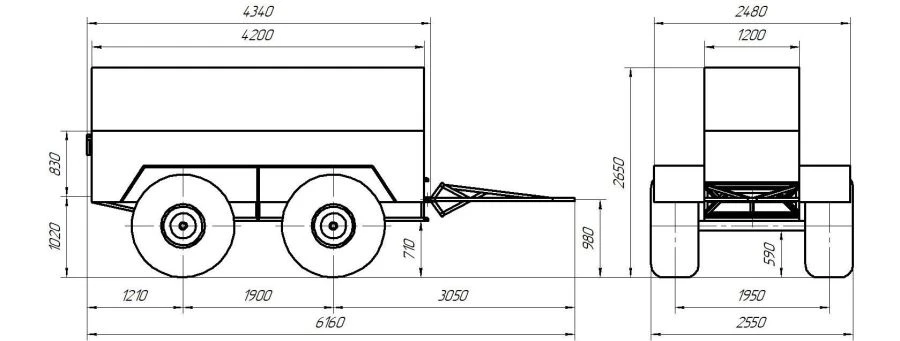 Off-Road Cargo Trailer "Predator" P24-230