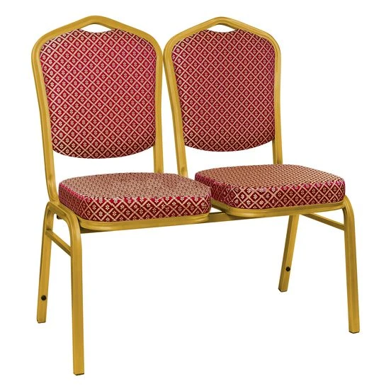 Sectional Office Chairs with Metal Frame, Double Section Art. No. 034/2019