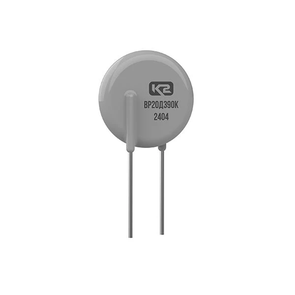 Disc Varistor 25V 2.0kA for Surge Protection - VR20D390K