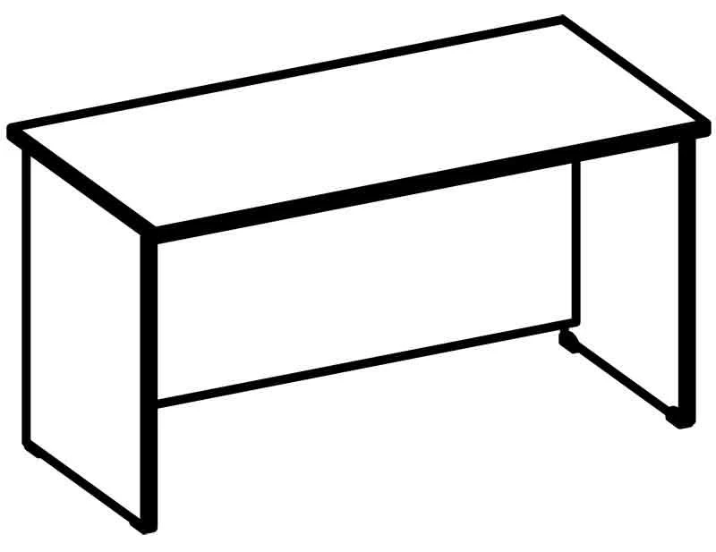 Reception Desk with Protective Panel 7006 R "Rhythm