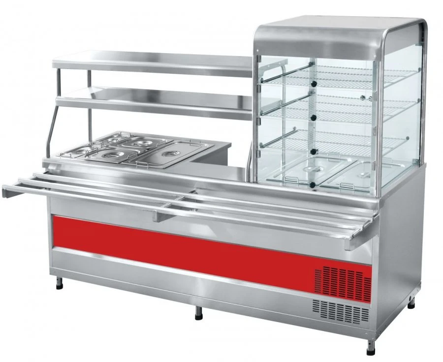 Universal Hot Food Display Showcase PVCM-70KMU Right