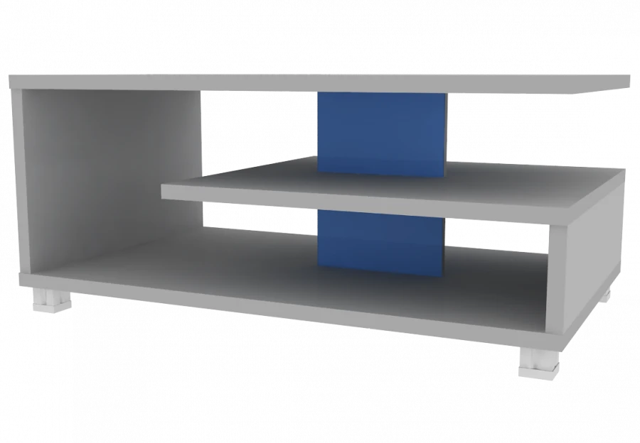 Coffee Table 1000x600x440mm with Adjustable Legs