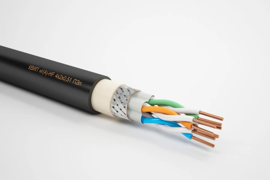 Twisted Pair Cable with Tinned Copper Wires, KVIP ng(A)-HF xx EPE