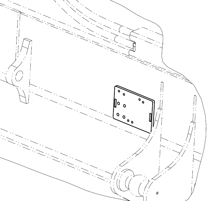 لوحة تثبيت 13424685 عنصر ثقيل للمعدات الإنشائية