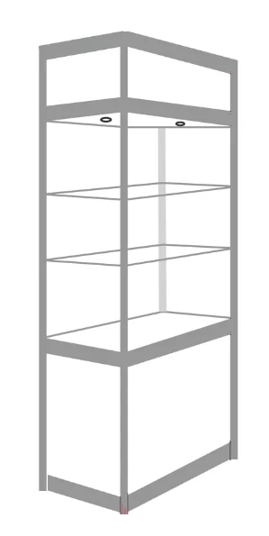وحدة عرض زجاجية عالية RL 07/04
