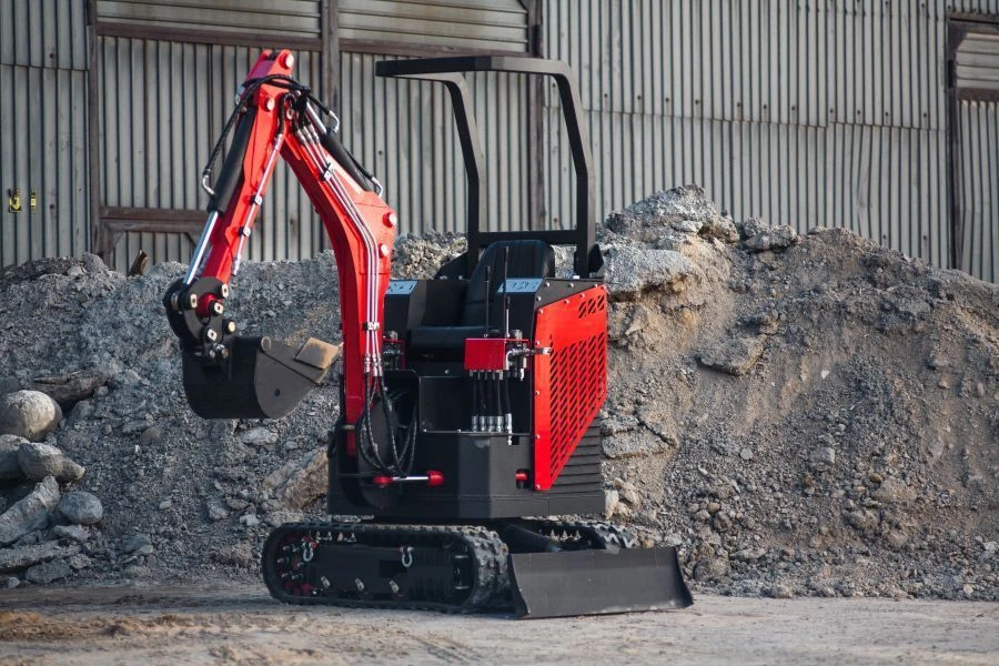 RED RBH 15 Crawler Excavator - Compact All-Terrain Digger