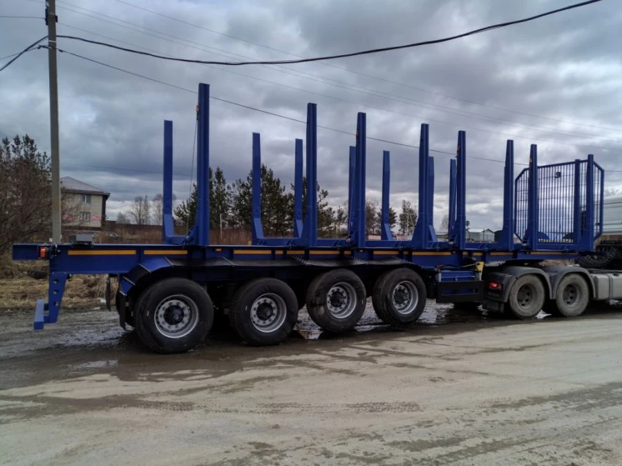 Four-Axle Logging Semi-Trailer BZAP 94554H